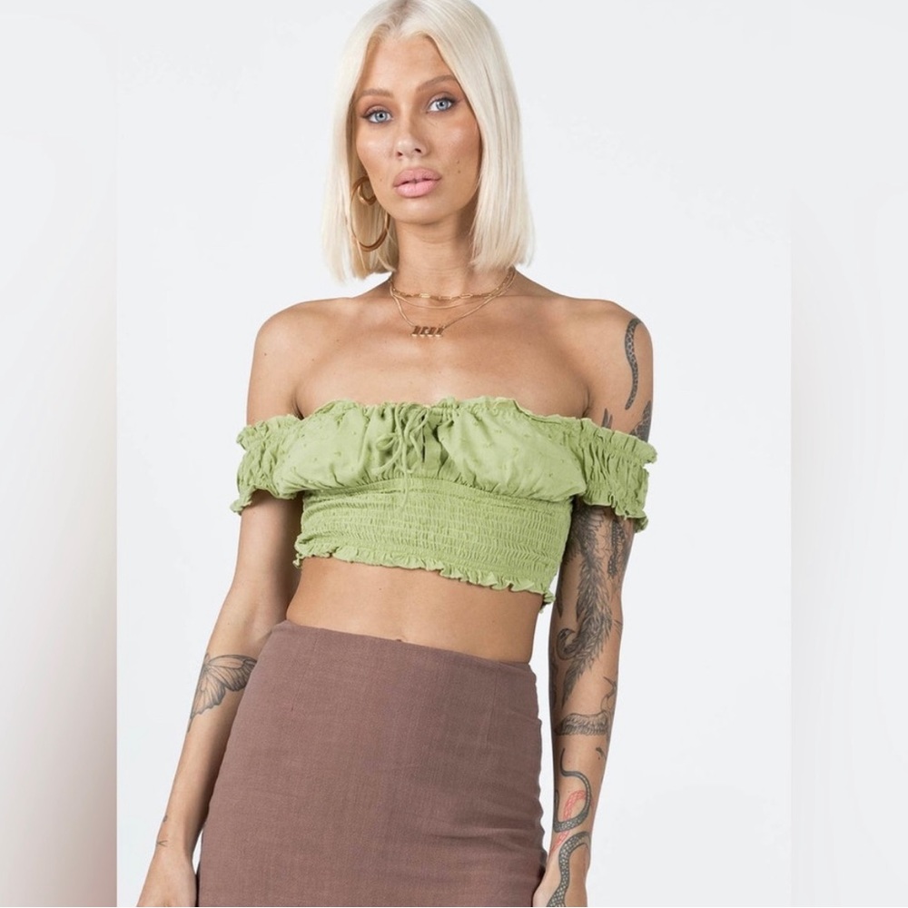 Princess Polly green top